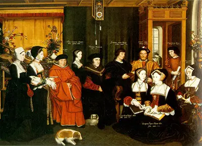 Sir Thomas More and Family Hans Holbein